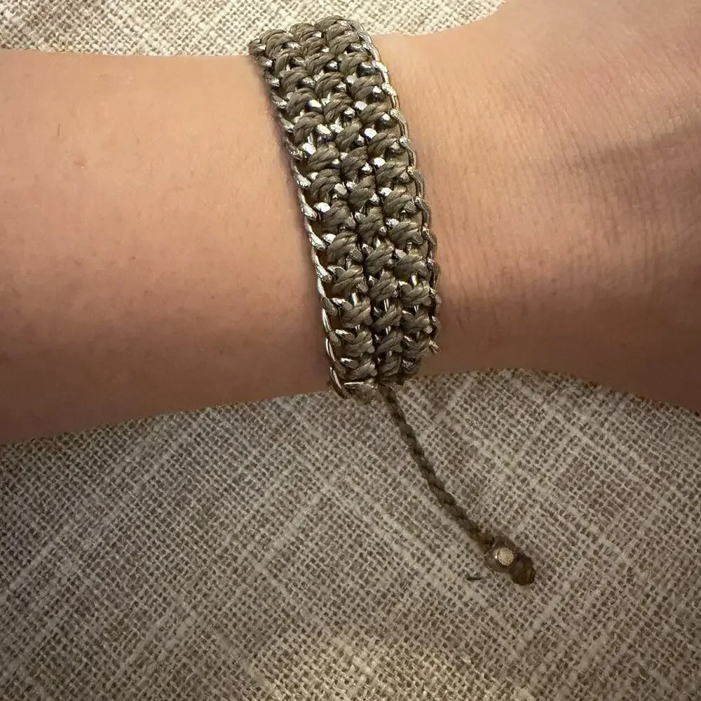 Wakami Strength braided Bracelet Ethically Handcrafted 10% Donated To Charity